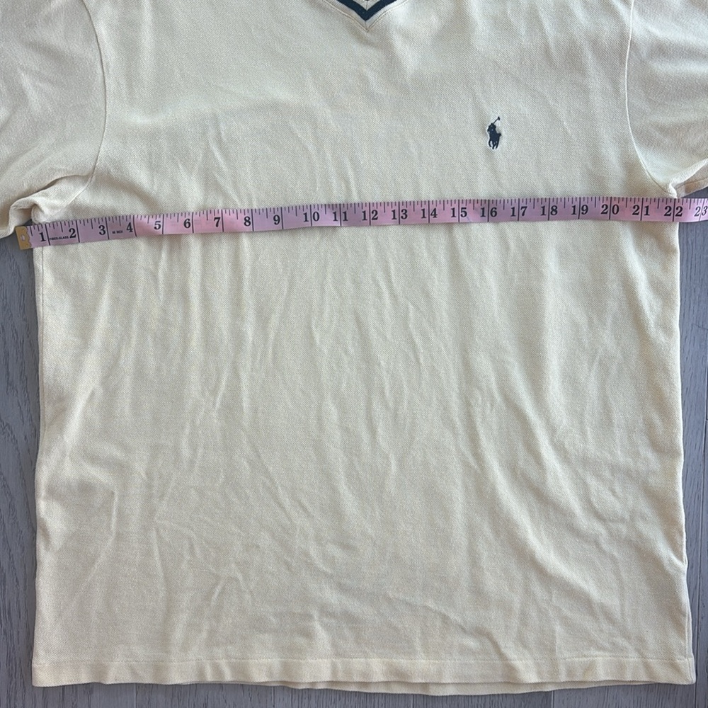 Polo by Ralph Lauren Yellow Short Sleeve Polo Men’s Large - Picture 5 of 8